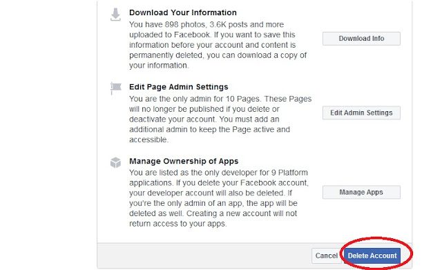 How To Permanently Delete Your Facebook Account in 3 Clicks