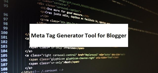 Meta Tag Generator Tool for Blogger