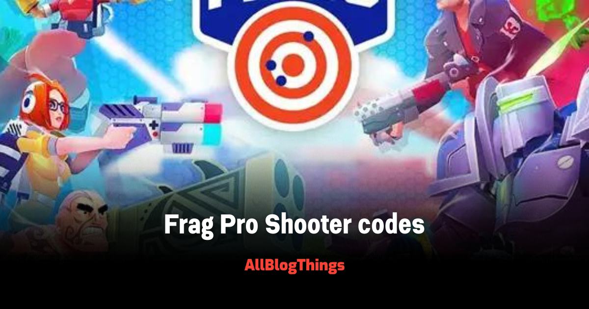 Frag Pro Shooter codes